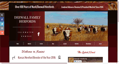 Desktop Screenshot of deewallherefords.com